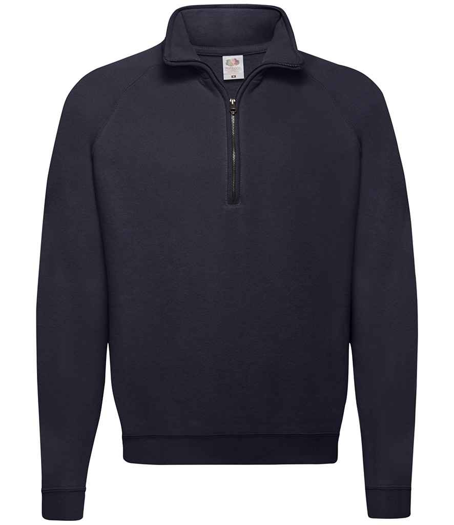 Fruit of the Loom Classic Zip Neck Sweatshirt - PenCarrie